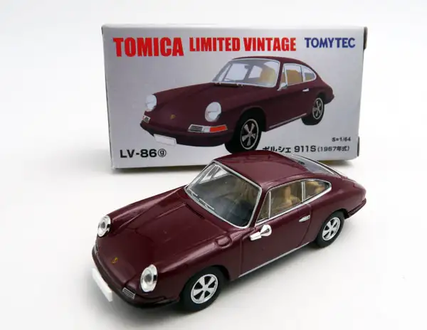 Tomytec Porsche 911 2.0 S 1967 "Urmodell" polorot (LV-86g), #312536