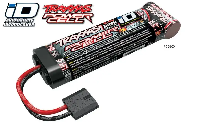 Traxxas Fahrakku 8,4 V / 5000 mAh NiMH 7-C Flat Stick Battery Pack mit iD-Stecker #2960X