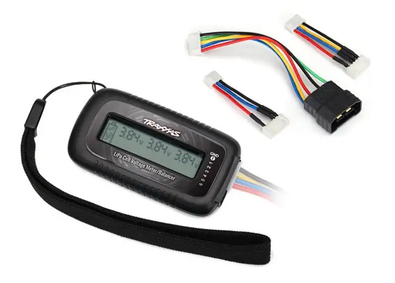 Traxxas LiPo Cell voltage meter/balancer (LiPo-Checker / Zellspannungsprüfer für 2S bis 6S) #2968X