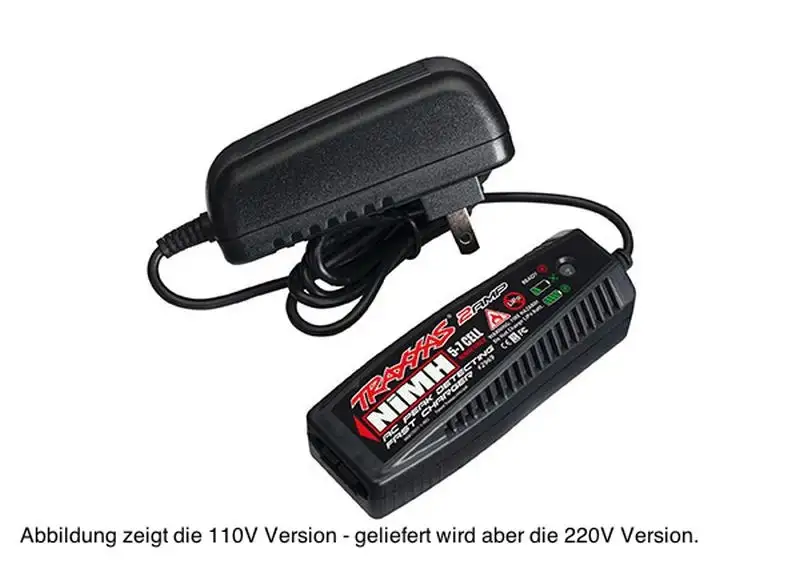 Traxxas NiMh Ladegerät, 2 A AC mit Ladestromerkennung (5-7 Zellen / 6,0-8,4 V) #2969G