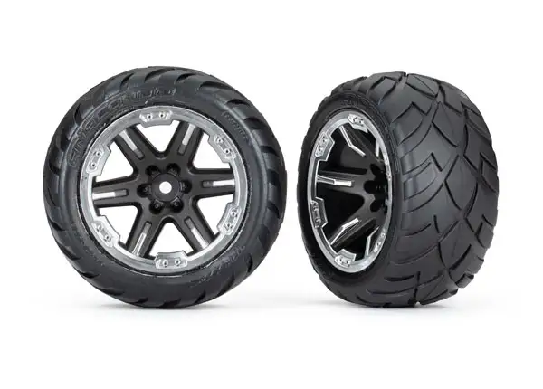 Traxxas Radset montiert & fertig verklebt 7,1 cm / 2,8" RXT-Felgen & Anaconda-Reifen, TSM #6775X
