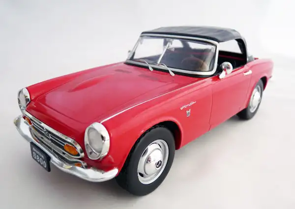 Triple 9 Collection Honda S800 Cabriolet, rot, #T9-1800190