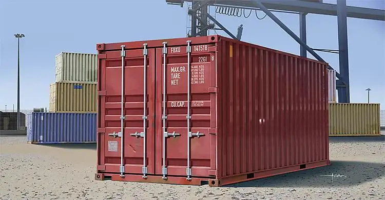 Trumpeter 20ft Container (Seecontainer) #01029