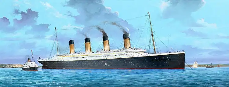 Trumpeter Titanic, Editionsmodell mit LED Beleuchtung, #03719