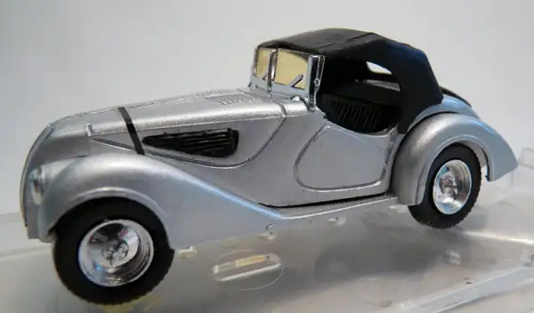 Vitesse BMW 328 Cabriolet geschlossen 1938 silber #123