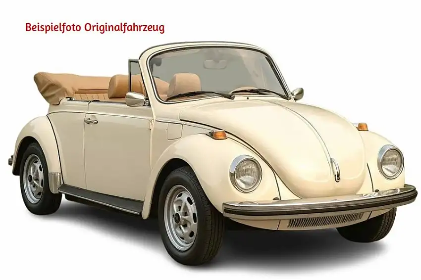 VW 1303 Käfer Cabrio 1972 hellelfenbein Modellauto 1:18 Norev
