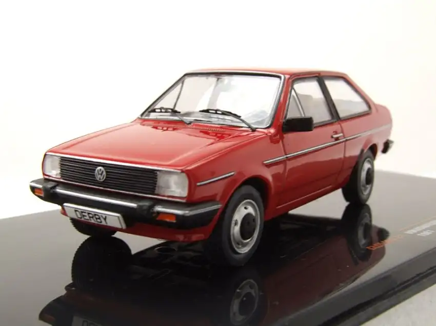 VW Derby MK2 1981 rot Modellauto 1:43 ixo models