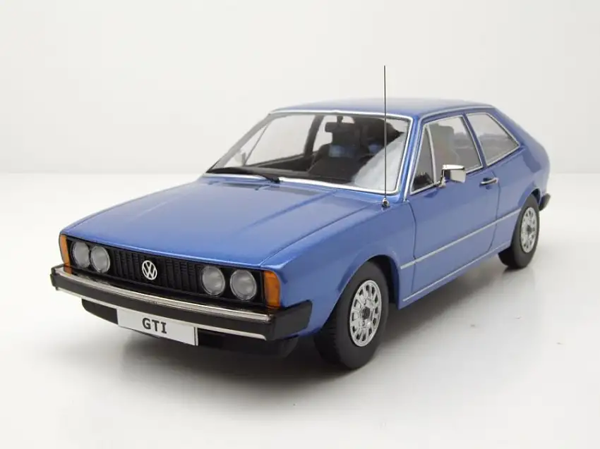 VW Scirocco 1 GTI 1976 blau metallic Modellauto 1:18 KK Scale