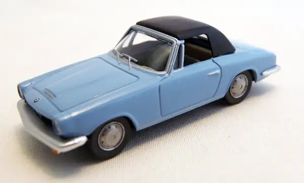 Wiking BMW 1600 GT Cabrio, hellblau, #018749