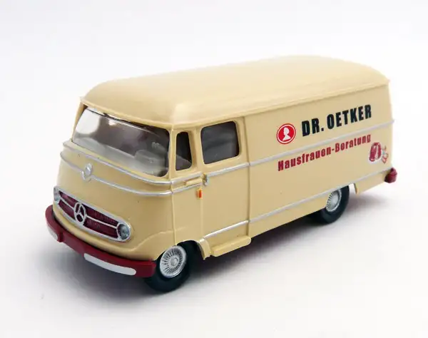 Wiking Mercedes-Benz L 319 Kastenwagen "Dr. Oetker Hausfrauen-Beratung", beige, #026504