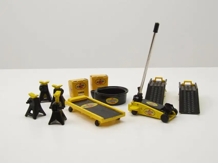 Zubehör Werkstatt Set #2 Pennzoil für 1:18 GMP