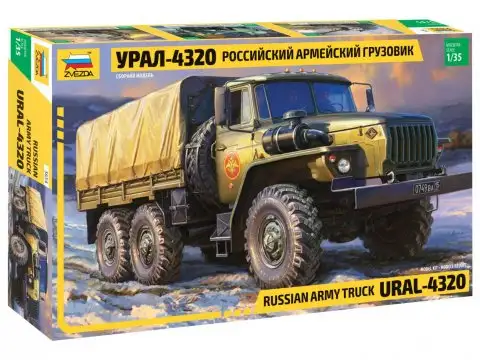 Zvezda Ural-4320 Russian Army Truck #3654