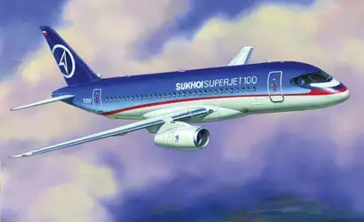 Zvezda Sukhoi Superjet 100 civil airliner #7009