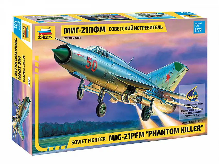 Zvezda Mig-21PFM "Phantom Killer" soviet fighter, #7202